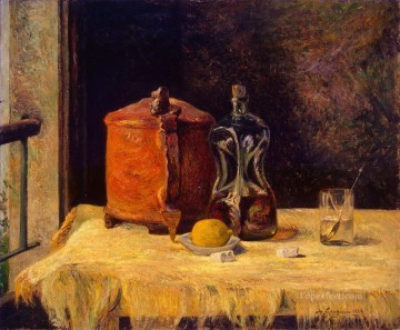 Artworks in 150 Subjects Painting - At the Window A la fenetre Post Impressionism Paul Gauguin still life